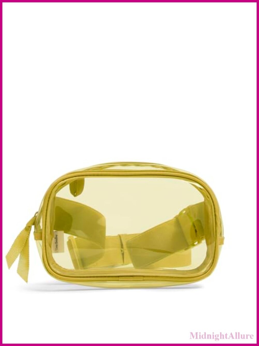 Clear Small Belt Bag Sling Crossbody Adjustable Strap Zipper